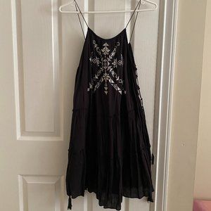 Urban Outfitters Black Boho Strappy Dress